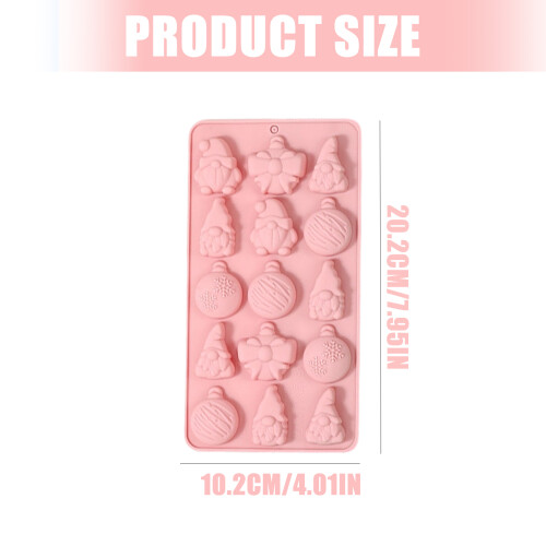 Festival Christmas Tree Silicone Molds Nonstick Surfaces Easy 2
