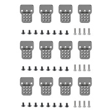 12X Metal Adjustable Bracket Extender for WPL C14 C24 C34 C44 B14 B16 B24 B36 Titanium