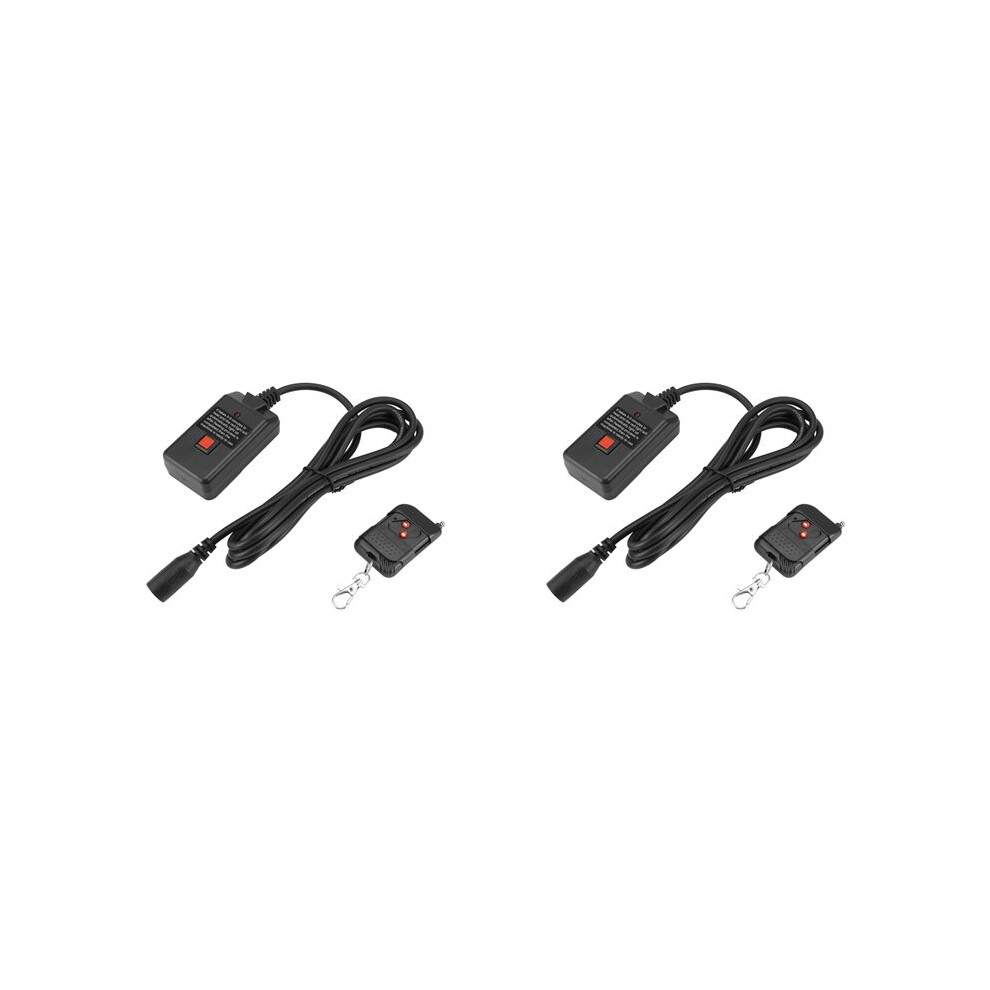2X Ac 90-240V Portable 3 Pins Wireless Remote Receiver For Smoke Machine Dj Stage Receiver Fog 400W 500W 900W 1500W A 4714110950266