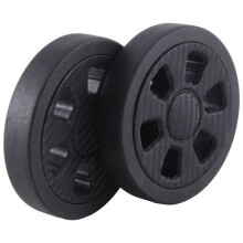 Reemplazo de Ruedas de Equipaje de 60X11 mm Ruedas de Repuesto para Maleta con Ruedas de PU Resistentes al Desgaste Ruedas Dobles para Equipaje