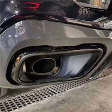4x for X5 G05 2021 2022 Car Exhaust Muffler Tail Pipe Trim Cover Stainless Steel Exterior Accessories