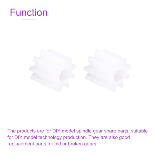 20 Pack 9 Teeth Plastic Worm Gears Model 092A Reduction Gears Set for DIY Projects Smooth Torque Transfer 2
