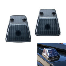 6X Auto Gloss Zwart Front Richtingaanwijzer Lamp Lenzen voor W463 G-Klasse G500 G550 G55 G63 G65 1986-2018 A4638260057