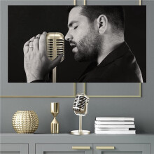 24Pcs Retro Microphone Props Model Vintage Microphone Antique Microphone Toy Microphone Stage Table Decor,Gold