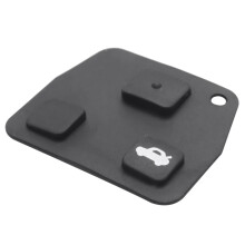 2X 3 Tasten Remote Schluessel Reparaturkit Huelle Schluesselanhaenger Gummi Tastenfeld fuer Avensis