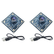 2X OV9732 Modulo Fotocamera da 1 MP Telecamera da 100 Gradi 1280x720 30 FPS con Cavo da 3 Metri Driver Gratuito Messa A Fuoco Manuale per Progetti di