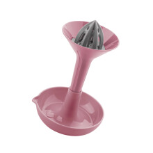 Ergonomic Fruit Juice Extractor With Strainer For Home Use-Pink
