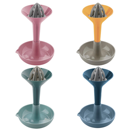 Portable Manual Juicer Squeezer Strainer For Parties-Pink 1