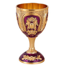 Artistic Zinc Alloy Chalices Ideal For White-1 Golden Pu.rple