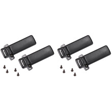 4Pcs Walkie Talkie Ersatzteil Zurueck Guertelclip 2-Wege-Radio UV5R fuer Intercom UV5R / 5RA / 5R + / 5RB / 5RC