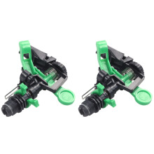2X Garden Lawn Irrigation Tools Durable Garden Sprinklers Rotating Spray Nozzle Plant Watering Drippers Sprinkler
