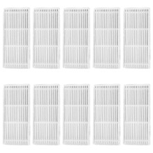 10Pcs Robot Vacuum Cleaner HEPA Filter for Midea VCR03 Robot Vacuum Cleaner Brush Parts Accessories