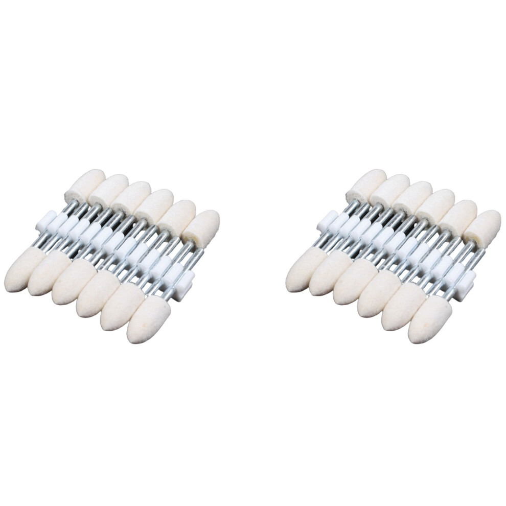 24 Pcs Polishing Buffing Tool 8.5Mm Conical Mounted Bobs 3Mm Shank 4711948200679