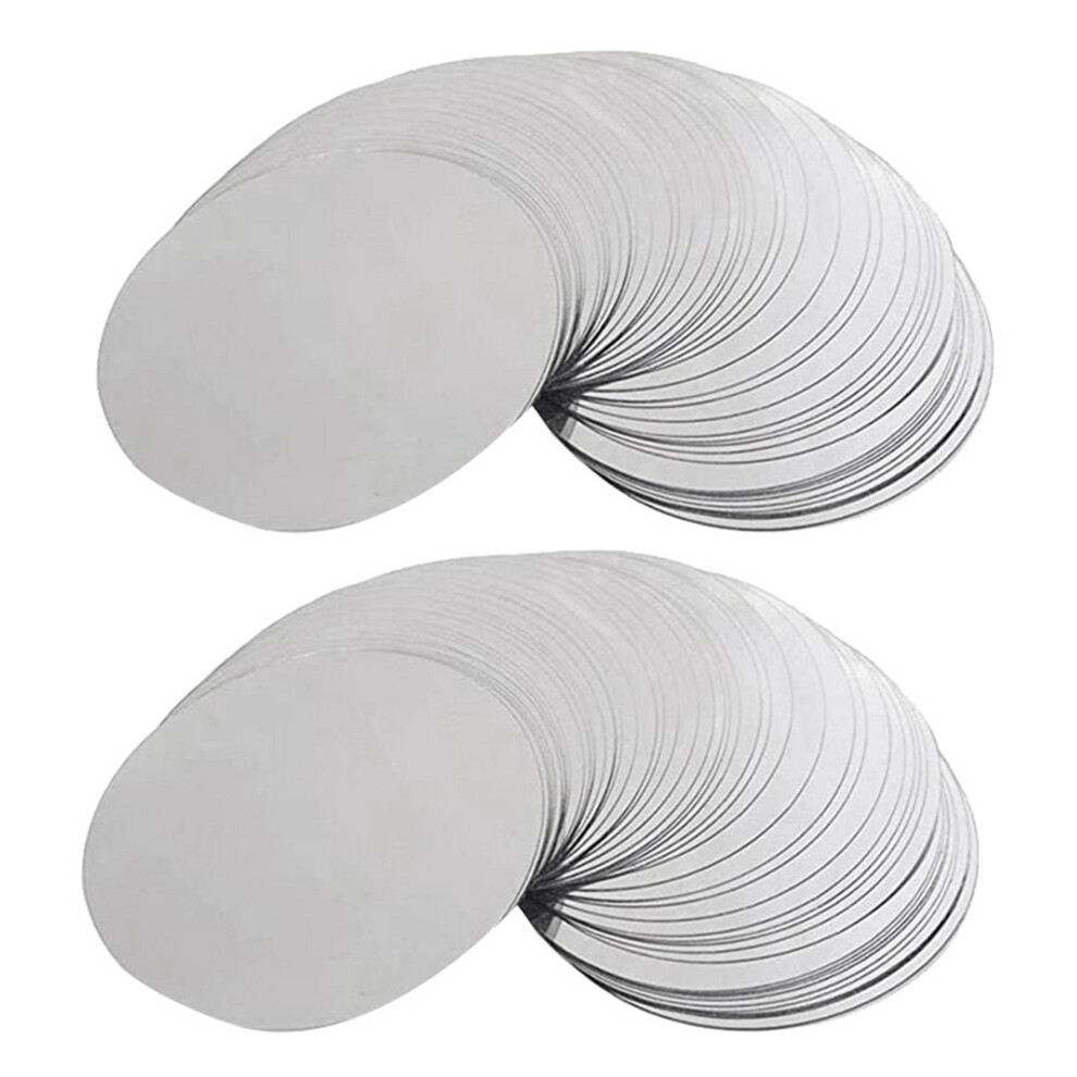 300 Pcs 3 Inch Wine Pourer Discs Drip-Proof Drip Pouring Pour Spout Pour Wine Thin Slice Silver 6033965403788