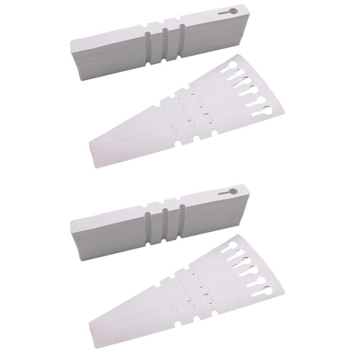 800 Pcs Plastic Plant Labels Wrap Around Tree Tags, Adjustable Nursery Garden Labels Plant Tags White