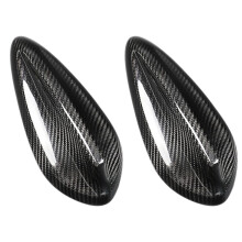 2X Carbon Fiber Fin Antenna Cover for F30 G30 G11 Car Styling Accessories
