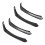 4x Car Front Lower Bumper Side Spaoiler for - CLA-Class W117 C117 CLA45 CLA200 CLA220 1