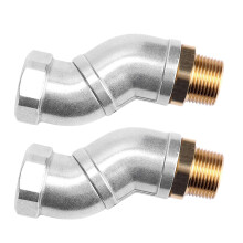 2peças 1 Polegada Mangueira de CombustíVel GiratóRia 360 Conector Rotativo