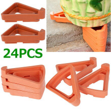 Flower/Plant Pot Feet, 48PCS Invisible Flower Pot Risers Feet Lifters Toes Lifters Supports Suitable Sector