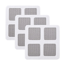 Kit de réparation adhésif puissant pour porte moustiquaire, facile à utiliser et résistant à l'usure, avec maille respirante auto-adhésive et