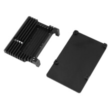 3X for Raspberry Pi 4 Aluminum Case with Dual Cooling Fan Metal Shell Black Enclosure for Raspberry Pi 4 Model B