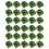 1 Set Easy Assembly Graduation Hat Shape-new green 30 pieces 1
