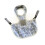 Waterproof See Through Wing Cover For Poultry Prevents-Gray 1