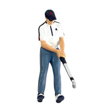 Golf Player Figure Model 1:64 Scale Hand Painted Miniature-947