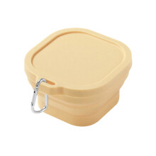 Benutzerfreundlich, dehnbare Silikon-Bentos-Box,-Gelb 1