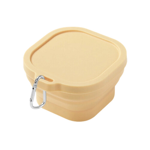 Benutzerfreundlich, dehnbare Silikon-Bentos-Box,-Gelb 1