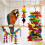 Chewing Enrichment Toy For Medium Sized Birds Wood Bright 2
