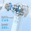 Misting Fan Handheld Fan 5 Speed Adjustment Desk-Light Green 5