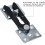 Sectional Couch Connector, 8 Pcs Metal Sofa Joint Snap Alligator Style Sectional Couch Connector 2