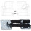 Sectional Couch Connector, 8 Pcs Metal Sofa Joint Snap Alligator Style Sectional Couch Connector 7