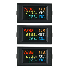 3X 6 in 1 AC Monitor D69-2058 AC Digital Voltage and Current Power Frequency Factor Electricity Meter