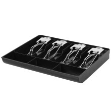 2X Clip de Caja Dura Caja de Caja Registradora Nueva Tienda de Clasificación Caja de Cajones de Monedas Bandeja de Cajones Caja de Caja de Dinero