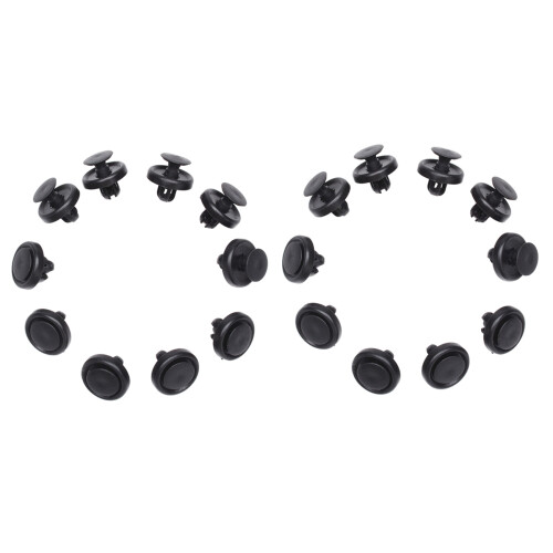 20Pcs 7mm Bumper Trim Clip Panels for   Engine Cover