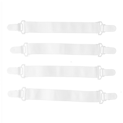 Attaches pour draps de lit, sangles de fixation multi-usages avec sangles réglables et réutilisables pour couettes et couvertures, sangles