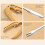 Edelstahl-Krabbenknacker- und Fleischpickel-Set mit-Gelb 2