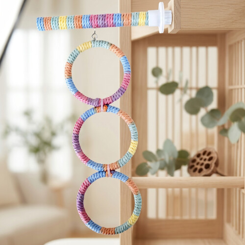 Interactively Bird Training Platform With Adjustable Height 1