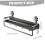 Shower Caddy Suction Cup Rustproof WallMounted Bathroom Shelf with Hooks and Large Capacity Storage 4