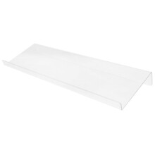 Transparent Acrylic Keyboard Riser Stand for Desk, Ergonomic Typing Angle, Stable NonSlip Platform