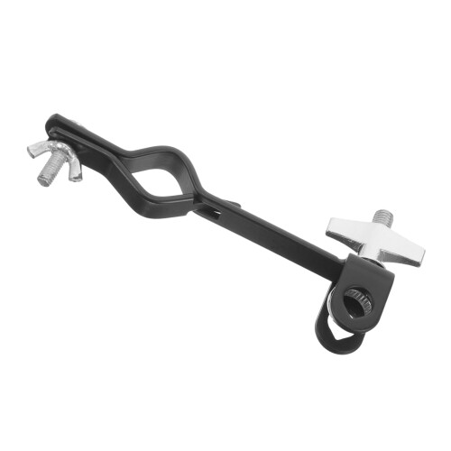 Cowbell Mounting Bracket Clamp for Drum Kit with Secure Position and Quick Angle Adjustment