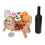 Mini Wooden Picnic Table for Wine 5