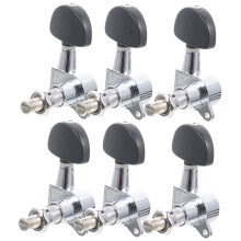 Durable Metal Guitar Tuning Pegs Set for Accurate Tuning and Smooth Gear Action Replacement Keys