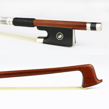 Professional Pernambuco Violin Bow 4/4 with Ebony Frog and Natural Mongolia Horsehair for Clear Tonal Response