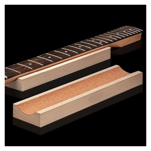 Guitar Neck Support with Nonmarring Soft Pads Adjustable Work Angle Luthier Fretwork Tool 1