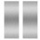 2X 10 Inch Stainless Steel Cake Scraper Large  Stripe  Smoother Scraper Cake Decorating Comb Cake Scraper 1