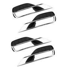 4Pcs Paraurti Anteriore Fendinebbia Griglia Griglie Copertura Trim Sinistra + Destra per CR-V CRV 2015-2016