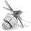 2X Blender Blade Replacement, 6-Blade Juicer Replacement Blade, Blender Replacement Parts for  Biolomix Blender 6